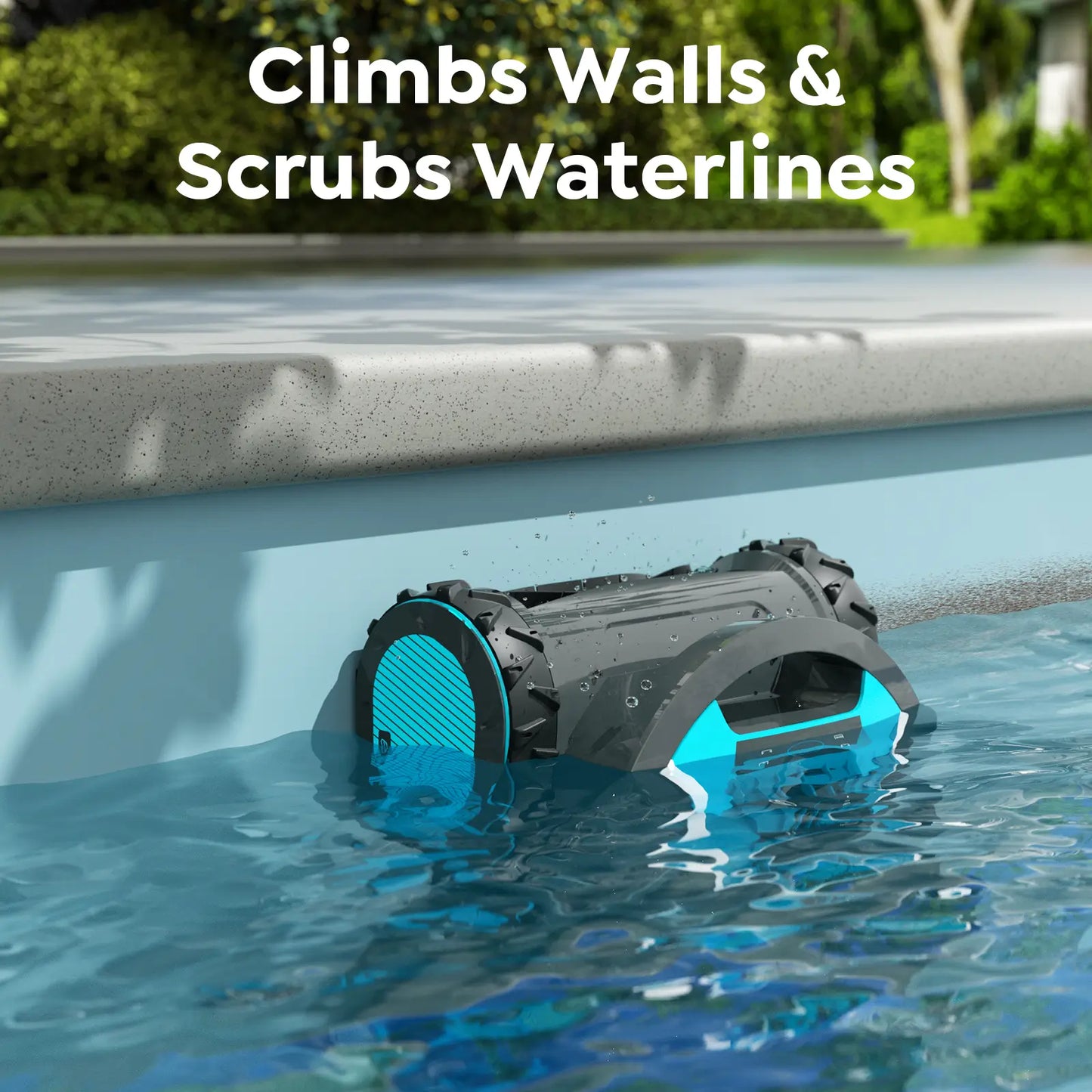 Talosbo Pleco Pro Cordless Robotic Pool Cleaner Gray