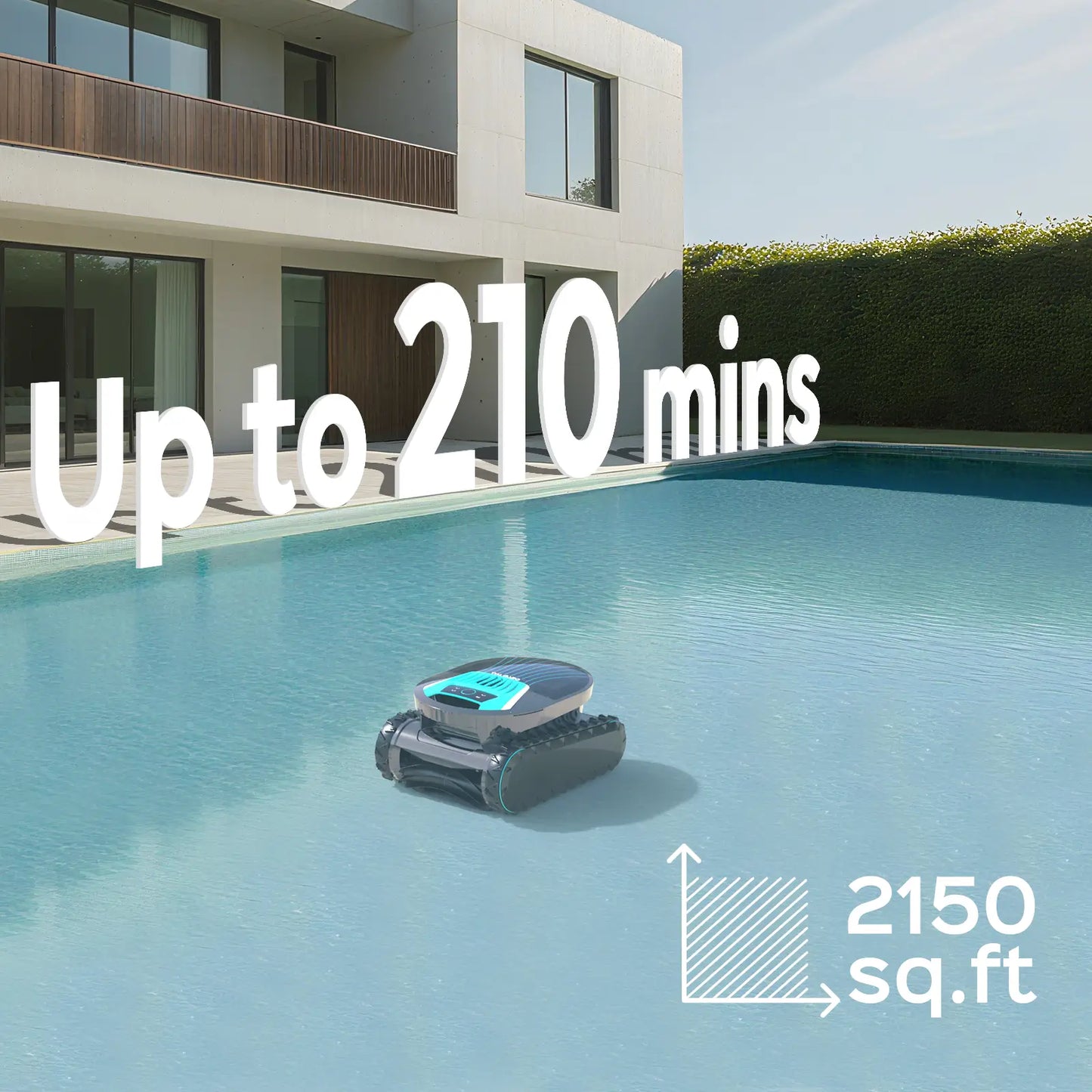 Talosbo Pleco Pro Cordless Robotic Pool Cleaner Gray